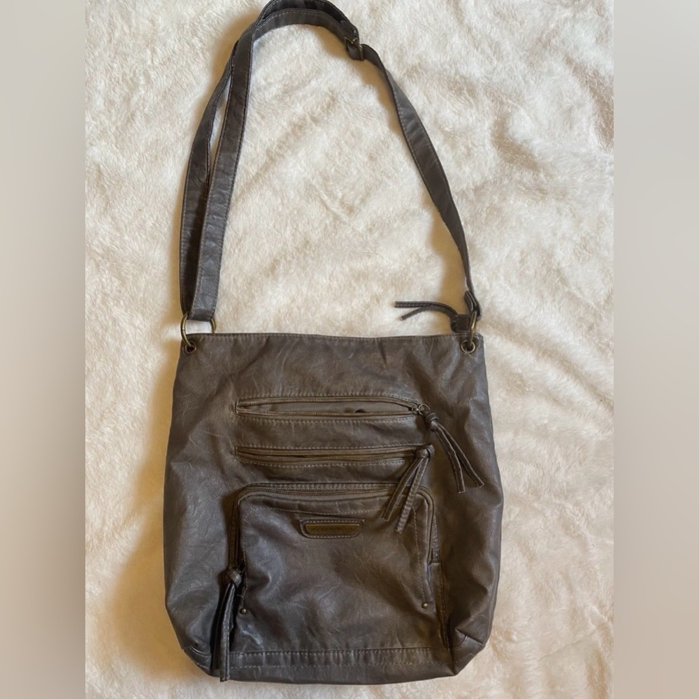 Stone Mountain Accessories Dark Gray Crossbody Bag